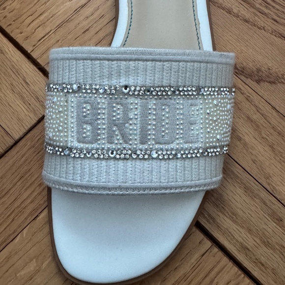 Betsey Johnson Bride Slide Sandals - Picture 3 of 6